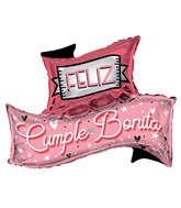 28" Chula Bonita Cumple (Spanish) Foil Balloon
