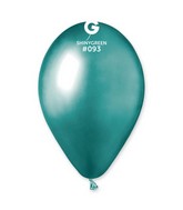 13" Gemar Latex Balloons (Bag of 25) Shiny Green