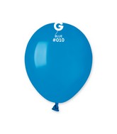 5" Gemar Latex Balloons (Bag of 100) Standard Blue