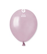 5" Gemar Latex Balloons (Bag of 100) Metallic Metallic Lilac