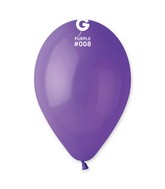 12" Gemar Latex Balloons (Bag of 50) Standard Purple