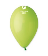 12" Gemar Latex Balloons (Bag of 50) Standard Light Green