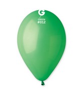 12" Gemar Latex Balloons (Bag of 50) Standard Green