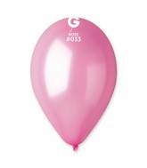 12" Gemar Latex Balloons (Bag of 50) Metallic Metallic Rose