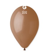 12" Gemar Latex Balloons (Bag of 50) Standard Mocha