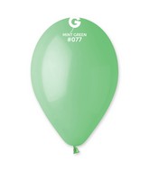 12" Gemar Latex Balloons (Bag of 50) Standard Mint Green