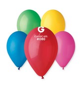 12" Gemar Latex Balloons (Bag of 50) Standard Assorted