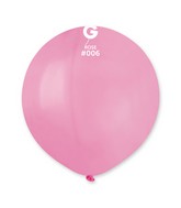 19" Gemar Latex Balloons (Bag of 25) Standard Rose