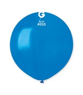 19" Gemar Latex Balloons (Bag of 25) Standard Blue