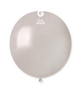 19" Gemar Latex Balloons (Bag of 25) Metallic Pearl