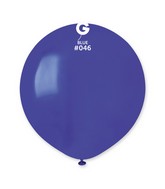 19" Gemar Latex Balloons (Bag of 25) Standard Royal Blue