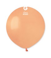 19" Gemar Latex Balloons (Bag of 25) Standard Peach