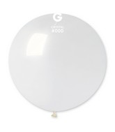 31" Gemar Latex Balloons (Pack of 1) Giant Balloon Crystal Clear