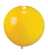 31" Gemar Latex Balloons (Pack of 1) Giant Balloon Yellow