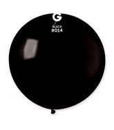 31" Gemar Latex Balloons (Pack of 1) Giant Balloon Black