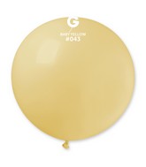 31" Gemar Latex Balloons (Pack of 1) Giant Balloon Baby Yellow