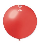 31" Gemar Latex Balloons (Pack of 1) Giant Metallic Deep Red