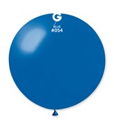 31" Gemar Latex Balloons (Pack of 1) Giant Metallic Royal Deep Blue