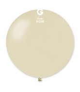 31" Gemar Latex Balloons (Pack of 1) Giant Metallic Ivory