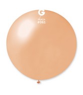 31" Gemar Latex Balloons (Pack of 1) Giant Metallic Peach