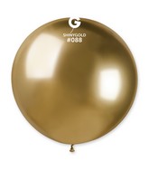 31" Gemar Latex Balloons (Pack of 1) Shiny Gold