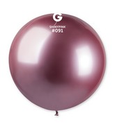 31" Gemar Latex Balloons (Pack of 1) Shiny Pink