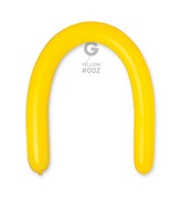 360G Gemar Latex Balloons (Bag of 50) Modelling/Twisting Yellow*