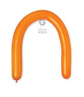 360G Gemar Latex Balloons (Bag of 50) Modelling/Twisting Orange*