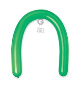 360G Gemar Latex Balloons (Bag of 50) Modelling/Twisting Green