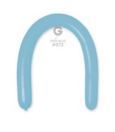 360G Gemar Latex Balloons (Bag of 50) Modelling/Twisting Baby Blue*
