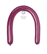 360G Gemar Latex Balloons (Bag of 25) Shiny Pink Twisting/Modelling