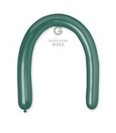 360G Gemar Latex Balloons (Bag of 25) Shiny Green Twisting/Modelling