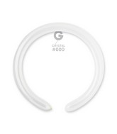 260G Gemar Latex Balloons (Bag of 50) Modelling/Twisting Crystal Clear