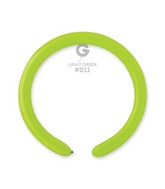 260G Gemar Latex Balloons (Bag of 50) Modelling/Twisting Light Green