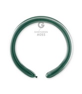 260G Gemar Latex Balloons (Bag of 50) Shiny Green Twisting/Modelling