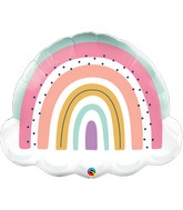 32" Boho Rainbow Foil Balloon