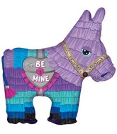 10" Airfill Only Be Mine Pinata Foil Balloon
