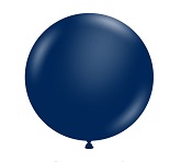 36" Midnight Blue Tuftex Latex Balloons 2 Per Bag