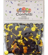 Balloon Confetti Dots 22 Grams Foil Gold+Black 1CM-Round