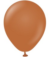 5" Kalisan Latex Balloons Standard Caramel Brown (50 Per Bag)
