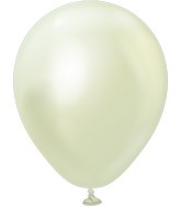 5" Kalisan Latex Balloons Mirror Green Gold (50 Per Bag)
