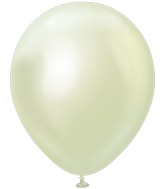 12" Kalisan Latex Balloons Mirror Green Gold (50 Per Bag)