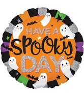 17" Have a Spooky Day Halloween Foil Balloon