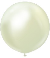 36" Kalisan Latex Balloons Mirror Green Gold (2 Per Bag)