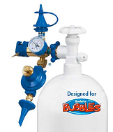 Conwin Bubble Balloon Inflator with Soft-Touch Push Valve