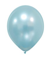 12" Cattex Premium Metal Soft Blue 50 Latex Balloons
