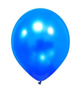 12" Cattex Premium Metal Vivid Blue 50 Latex Balloons