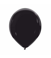 12" Cattex Premium Midnight Black Latex Balloons (50 Per Bag)