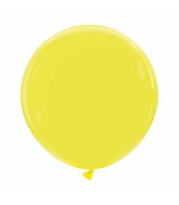 24" Cattex Premium Lemon Latex Balloons (1 Per Bag)