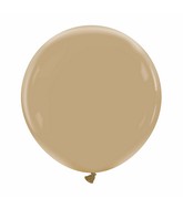 24" Cattex Premium Mocha Latex Balloons (1 Per Bag)